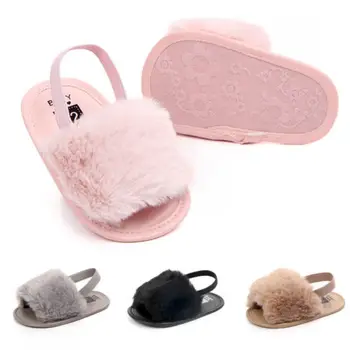 Обувь Для новорожденных девочек на мягкой подошве, летние сандалии для малышей, 0-18 месяцев, обувь для первых ходунков, противоскользящая Детская обувь
