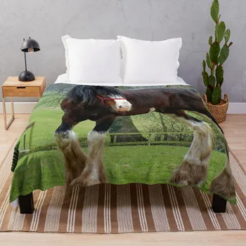 Одеяло в виде лошади из Шира для дивана, спальный мешок, одеяло, одеяло для детского дивана