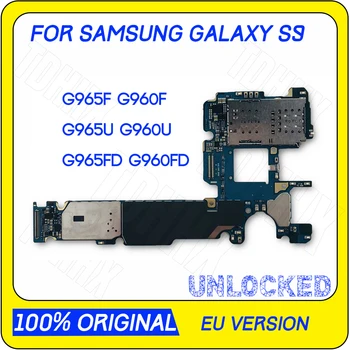 Оригинальная Разблокированная Материнская плата Samsung S9 Plus G965F G965FD G965U LogicBoard для G960FD G960F G960U Системная плата операционной системы
