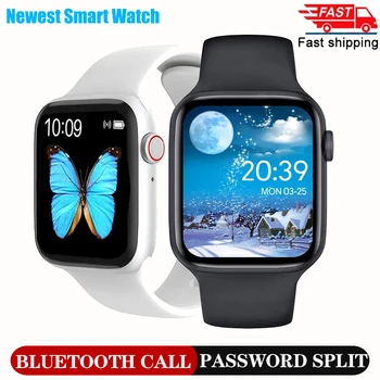 Оригинальные смарт-часы IWO T500 Серии 7 Bluetooth Call Heart Rate Фитнес-трекер Спортивные IP67 Водонепроницаемые Женские Мужские смарт-часы