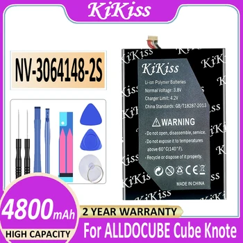 Оригинальный аккумулятор KiKiss NV-3064148-2S 4800mAh Для ALLDOCUBE Cube Knote & 5 Knote5 Планшетный ПК Для Kubi New Li-Po Bateria