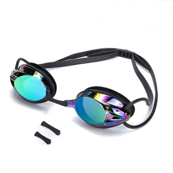 Очки для плавания для взрослых, защищающие от запотевания и ультрафиолета, водонепроницаемые очки для плавания с двойным сейсмическим уплотнительным кольцом
