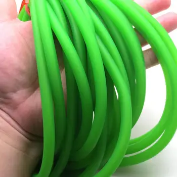 Полиуретановый ремень длиной 2 метра, круглый ремень из полиуретана с плавящимся шнуром зеленого цвета