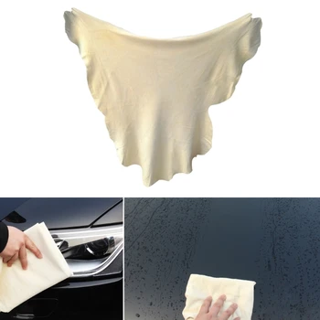 Полотенца для мытья автомобилей из натуральной замши, Суперпоглощающая Салфетка для сушки домашнего оконного стекла, Быстросохнущее полотенце для стирки J60F