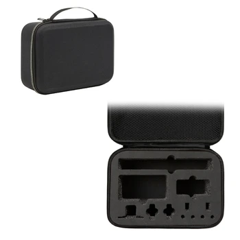 Портативный жесткий чехол, черная сумка для хранения камеры DJI Action 4 для путешествий, домашнего офиса, только чехол