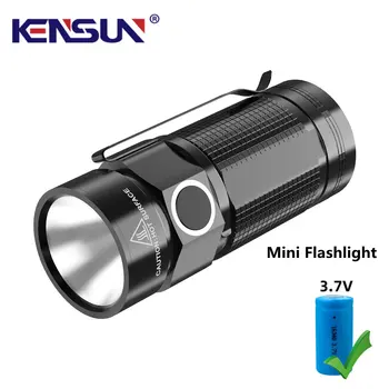 Портативный мини светодиодный фонарик XPG с сильным светом карманный фонарик Bright XPG с ручкой и пряжкой Аккумуляторная батарея 16340