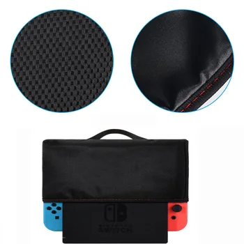 Пылезащитный чехол для Nintendo Switch NS Bag из оксфордского нейлона, водонепроницаемый пылезащитный чехол с разъемом для заднего кабеля для подключенной консоли