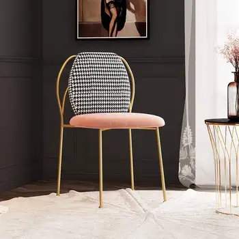 Салонные обеденные стулья Nordic, акцент, Роскошное свадебное офисное дизайнерское кресло, Современный банкетный столик Cadeira, уличная мебель SS50DC