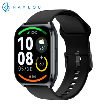 Смарт-часы Haylou 2 Pro с большим дисплеем 1,85 дюйма TFT HD, 100 спортивных режимов, пульсометр, монитор кислорода в крови, умные часы для мужчин и женщин