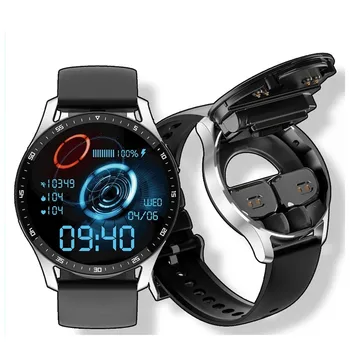 Смарт-часы X7, наушники, встроенные наушники TWS, двойная гарнитура Bluetooth, наручные часы для звонков, Музыкальные Спортивные смарт-часы, фитнес-трекер