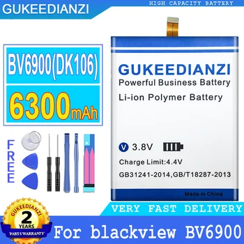 Сменный аккумулятор GUKEEDIANZI BV 6900 (DK106) 6300 мАч для blackview BV6900 Big Power Bateria