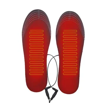 Стельки с подогревом, с подогревом, утепляющие зимние моющиеся прокладки для ног, А обувь может быть электрической