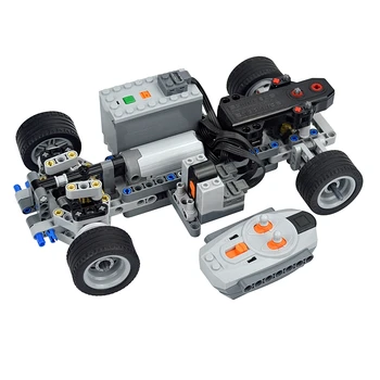 Технический Электрический радиоуправляемый автомобиль на шасси Rast с мотором-монстром, автомобиль-багги, скоростной гоночный дифференциал, строительный блок, игрушка