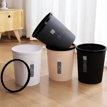 Удобное мусорное ведро, Прочная загрузка, Хранение мусора, Износостойкая Корзина для мусора в ванной, стиральной комнате, Мусорное ведро