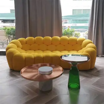 Хлопковый диван в форме пузыря, дизайнерская сетка, модный уникальный диван в форме футбольного мяча